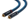 Cable RCA de sonido azul 
